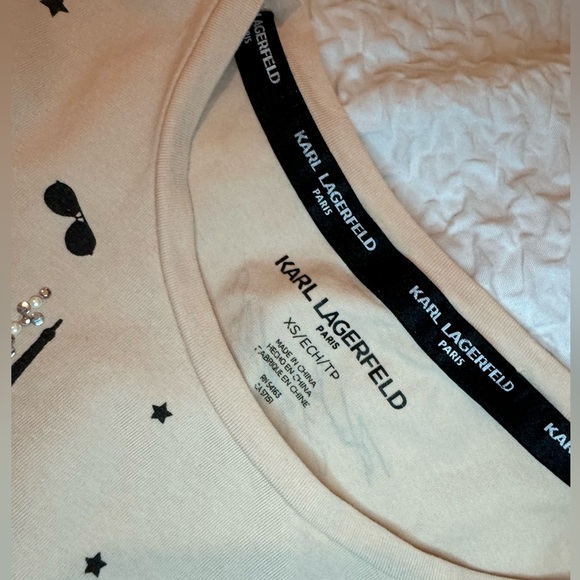 Karl Lagerfield Paris Tee Shirt Top Size XS. - Picture 11 of 16